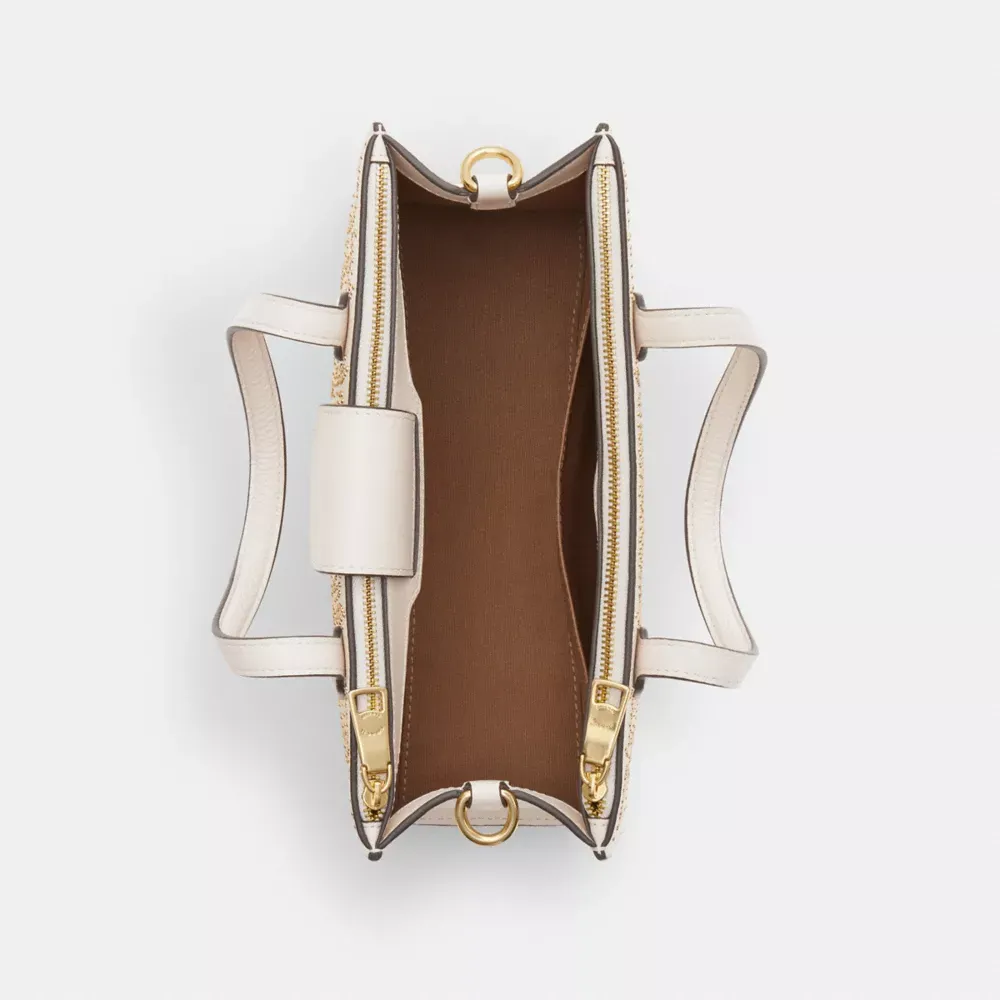 Nina Small Tote Bag With Signature Rivets