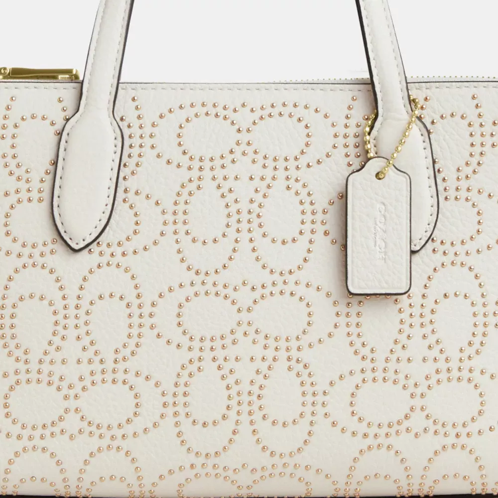 Nina Small Tote Bag With Signature Rivets