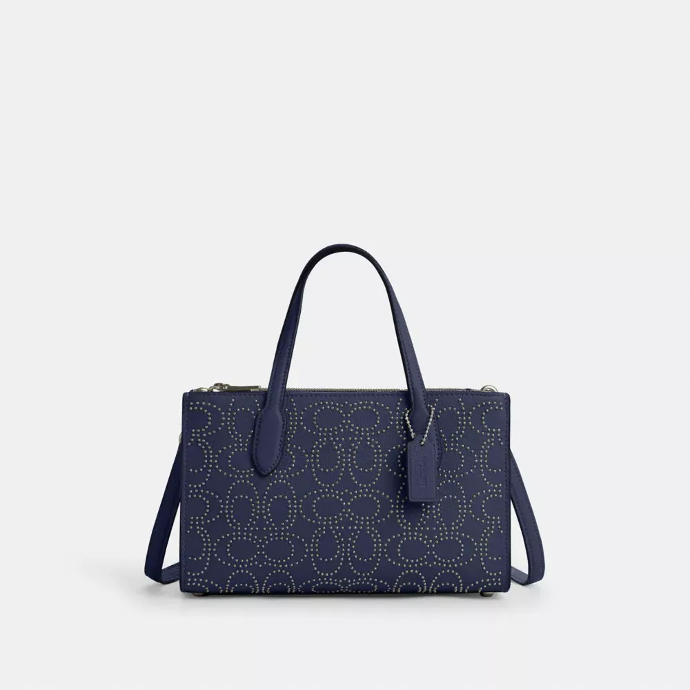 Nina Small Tote Bag With Signature Rivets