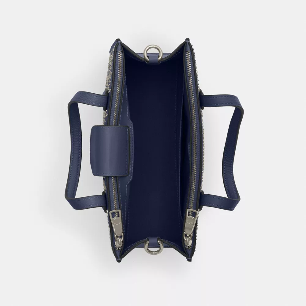 Nina Small Tote Bag With Signature Rivets