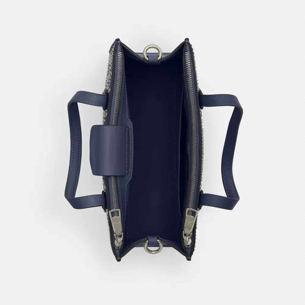 Nina Small Tote Bag With Signature Rivets