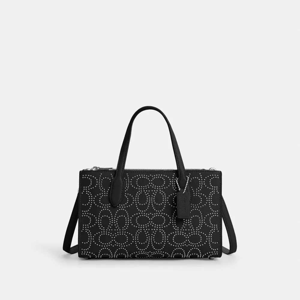 Nina Small Tote Bag With Signature Rivets