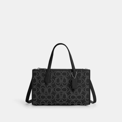 Nina Small Tote Bag With Signature Rivets