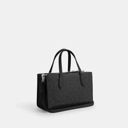 Nina Small Tote Bag With Signature Rivets