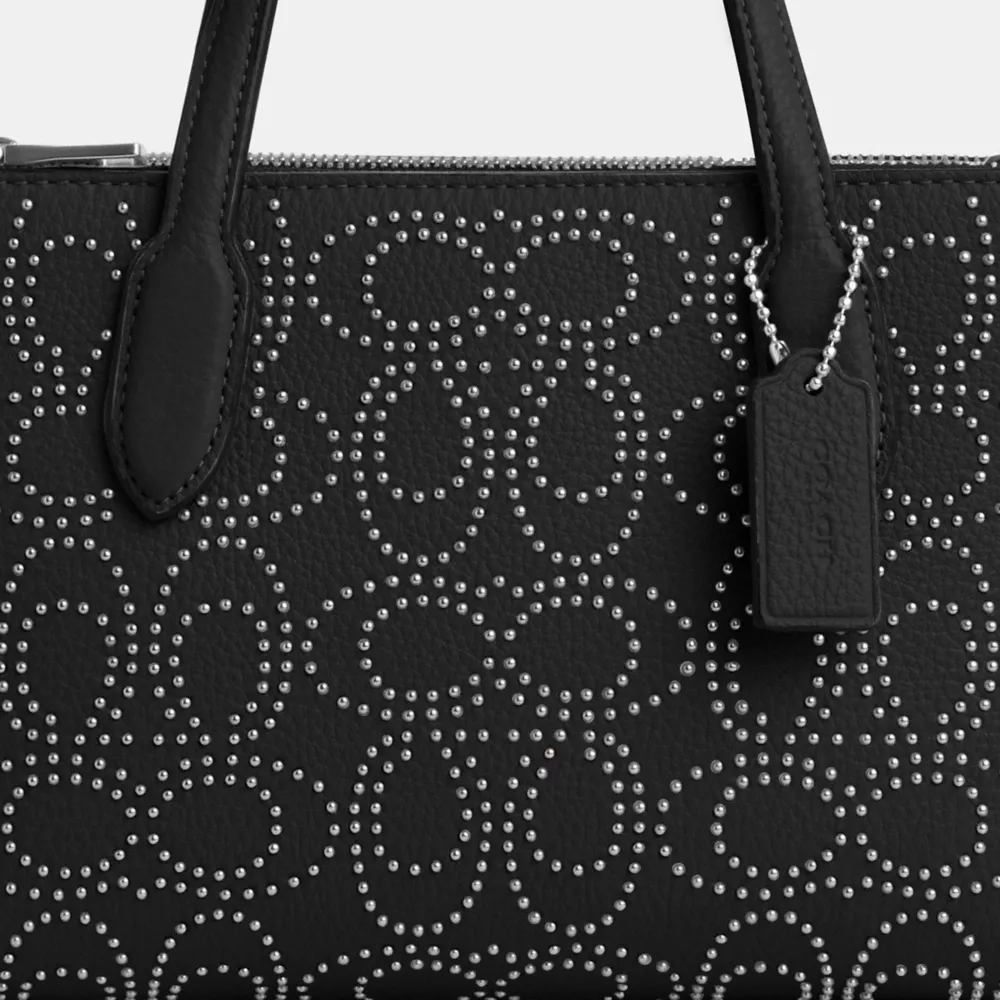 Nina Small Tote Bag With Signature Rivets