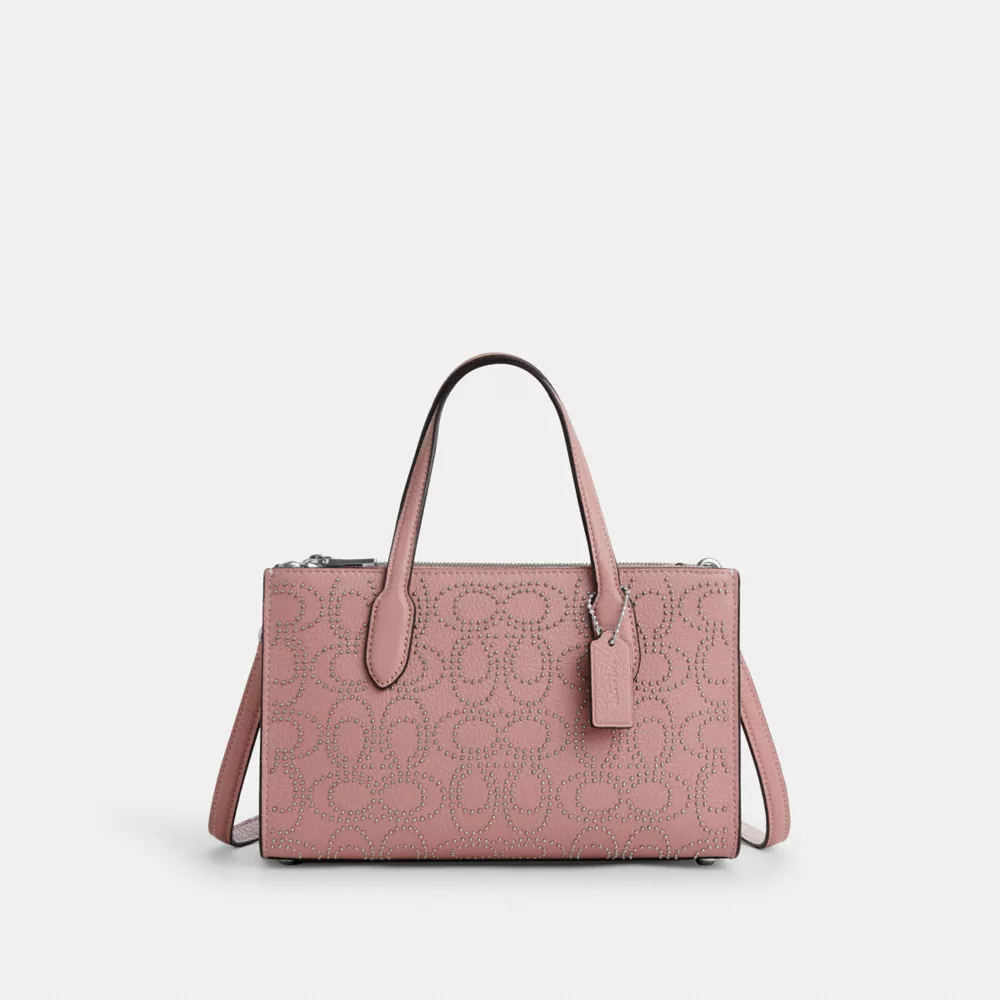 Nina Small Tote Bag With Signature Rivets