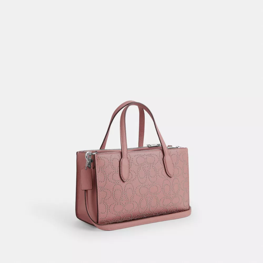Nina Small Tote Bag With Signature Rivets