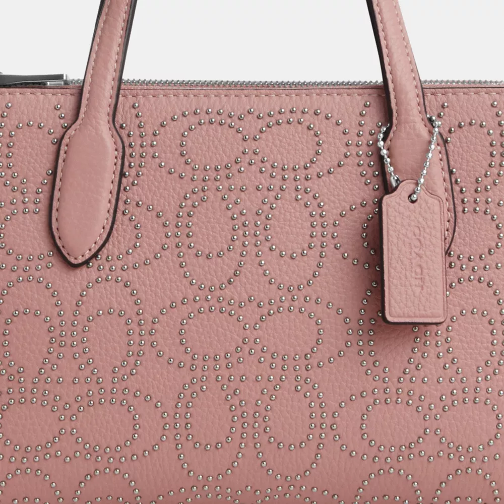 Nina Small Tote Bag With Signature Rivets