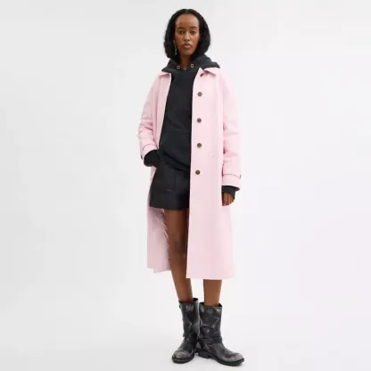 Leather Wind Coat