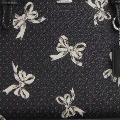 Mollie Tote Bag 25 With Bow Print