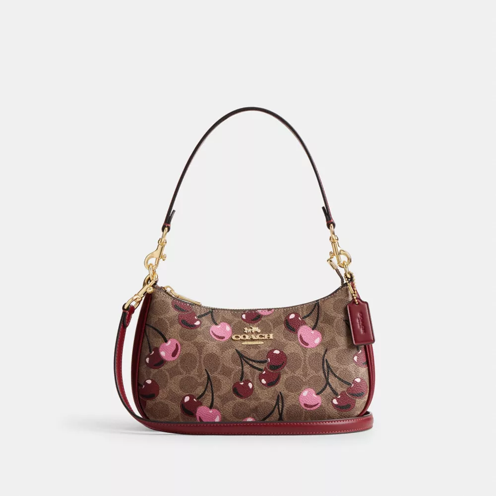 Teri Shoulder Bag In Signature Canvas With