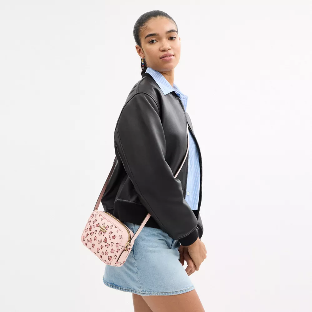 Mini Jamie Camera Bag With Rose Print