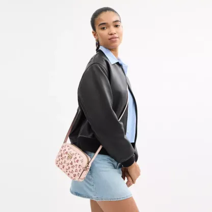 Mini Jamie Camera Bag With Rose Print
