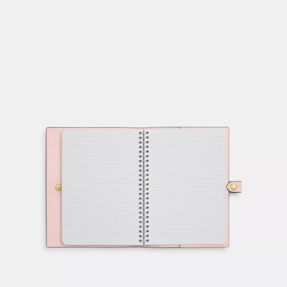 Notebook With Rosette Print