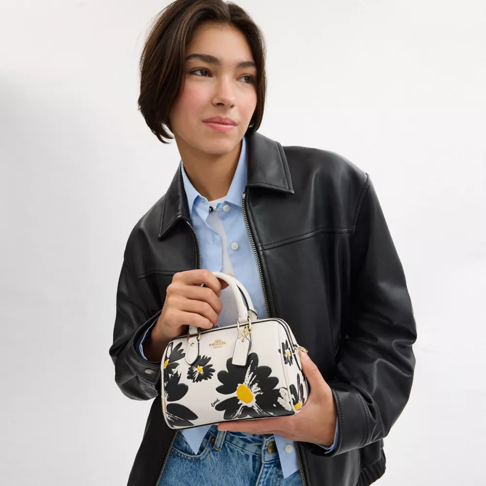Mini Rowan Crossbody Bag With Floral Print