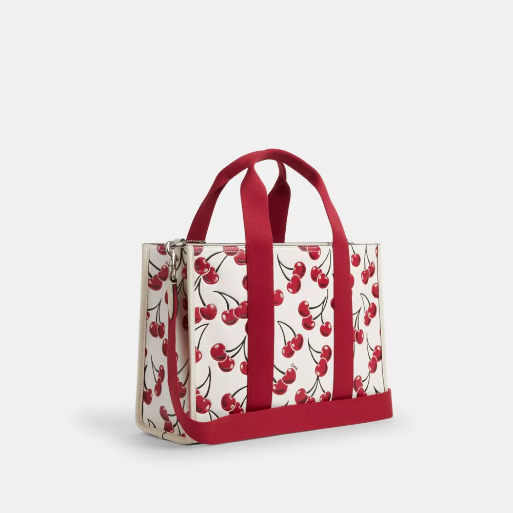 Smith Tote Bag With Cherry Print
