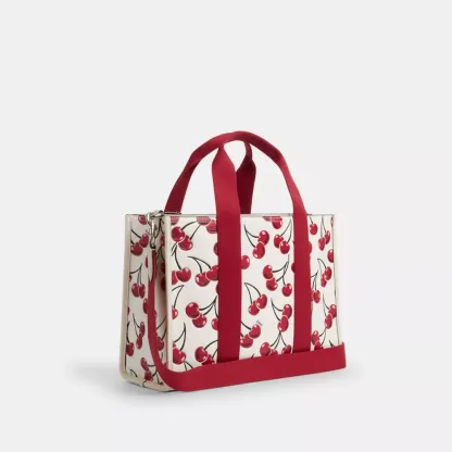 Smith Tote Bag With Cherry Print