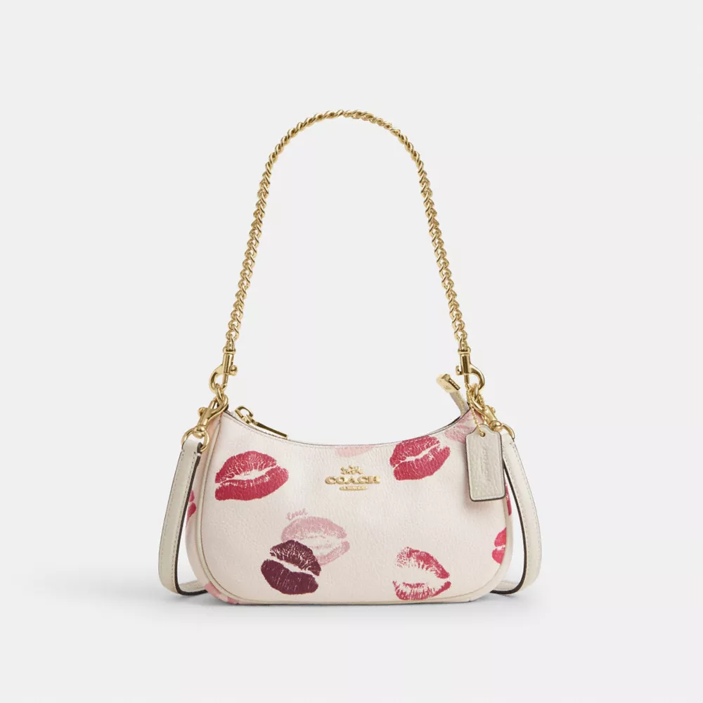 Teri Mini Crossbody Bag With Lips Print