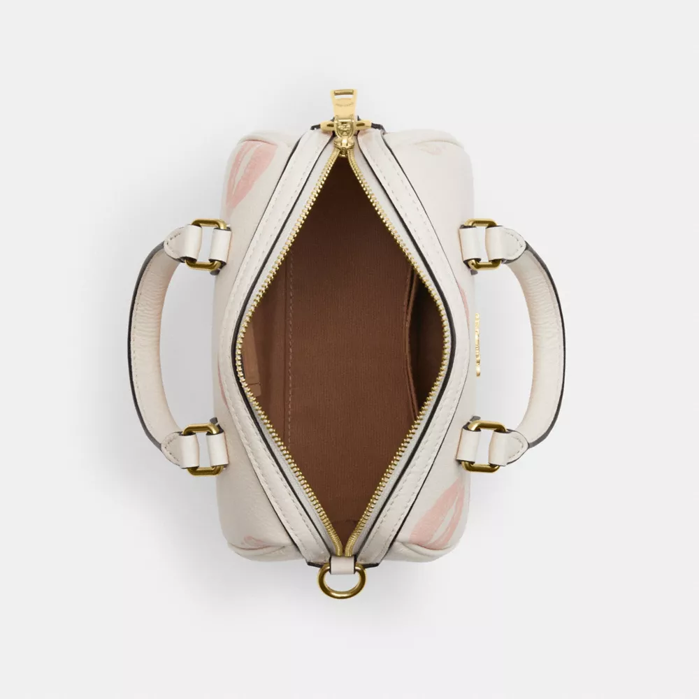 Mini Rowan Crossbody Bag With Lips Print