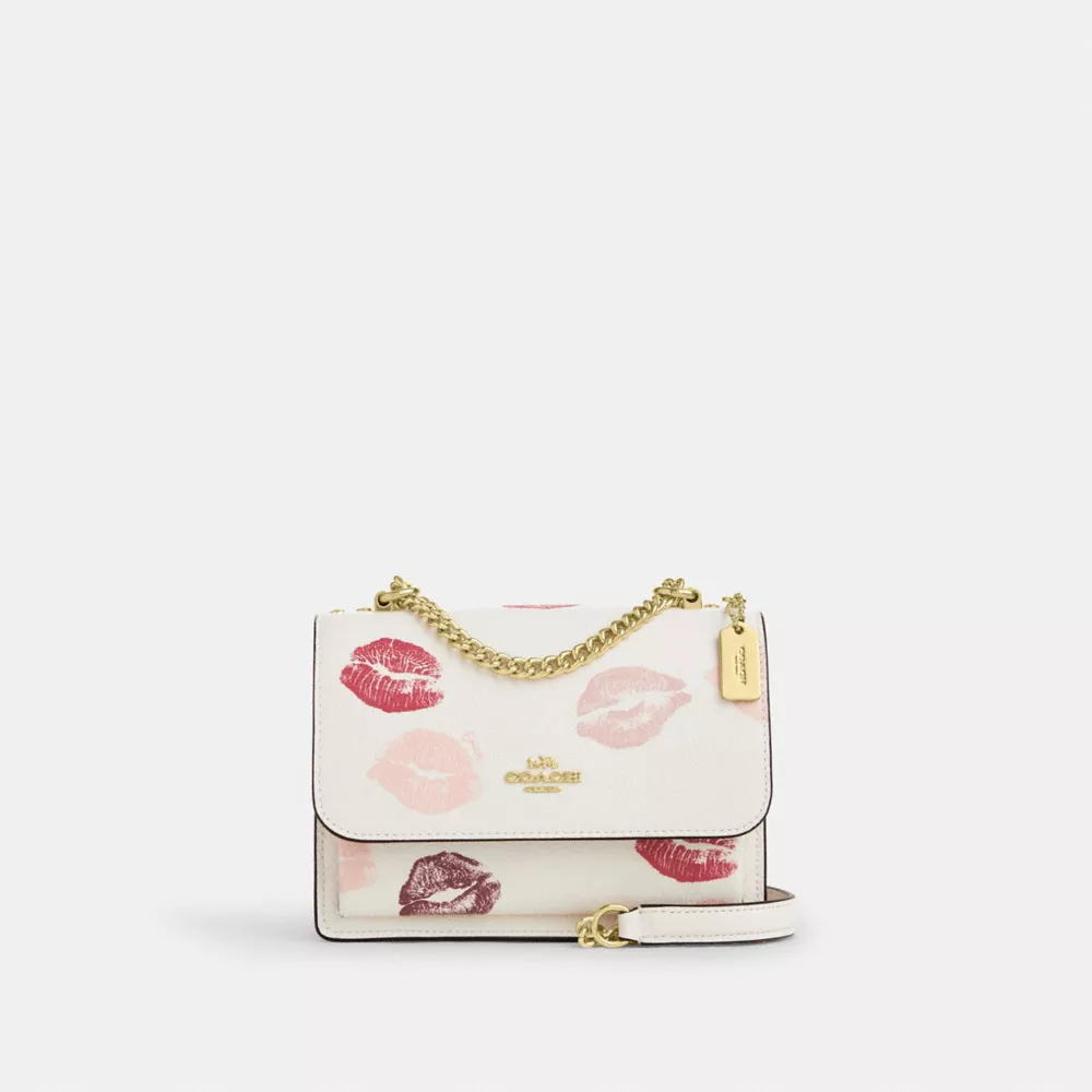 Mini Klare Crossbody With Lips Print