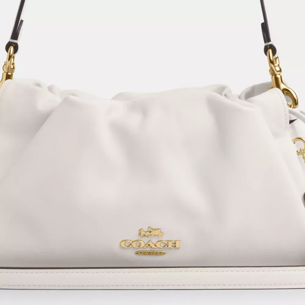  See Bag Size Faye Shoulder Bag With Ruching