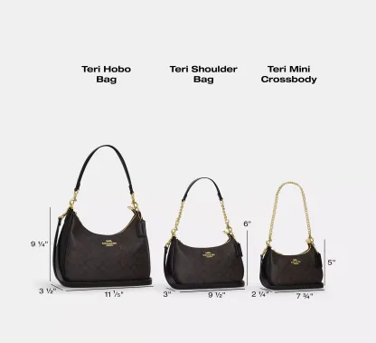 Teri Shoulder Bag In Signature Canvas