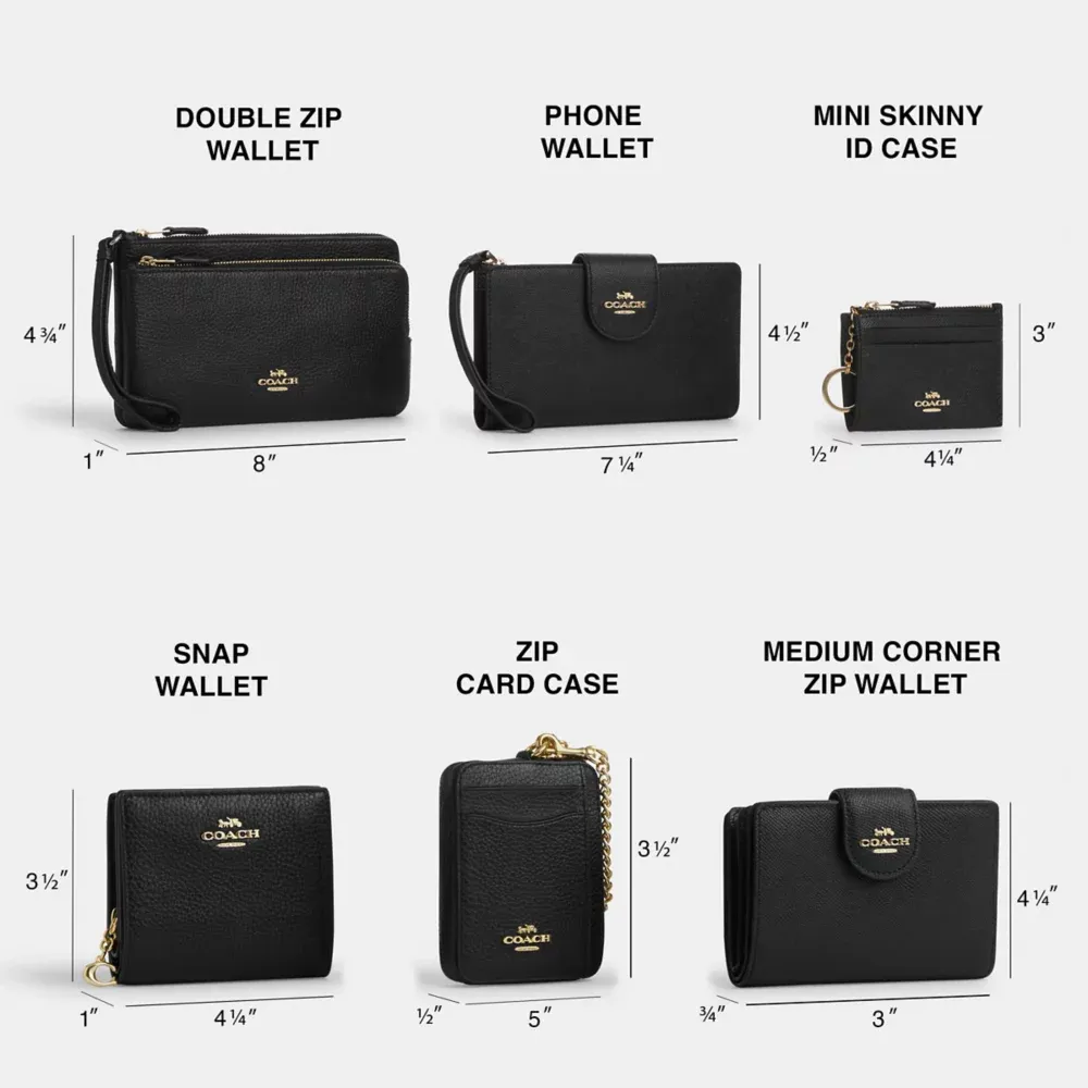 Zip Card Case In Signature Canvas