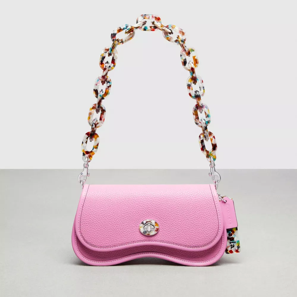 Wavy Dinky Bag With Crossbody Strap