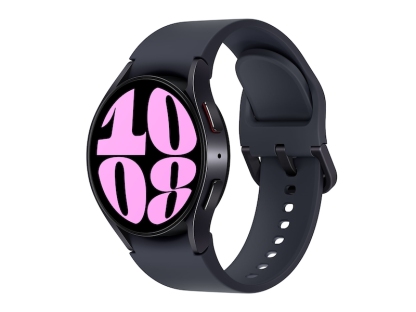 Samthtsung  Galthtaxy Watch6 40mm  |  Graphite  |  Bluetooth / Wifi Galthtaxy Watch Sport T-Buckle Band, S/M, Graphite  |  Wifi