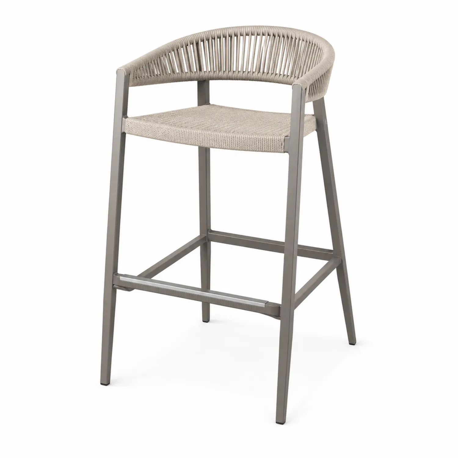 Barhocker Aluminium Taupe 110cm