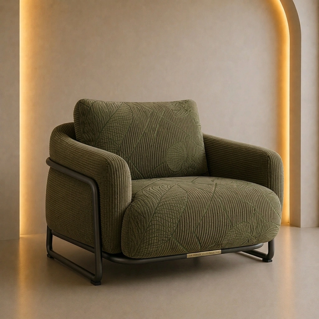 Sillon Moderno Verde Oliva