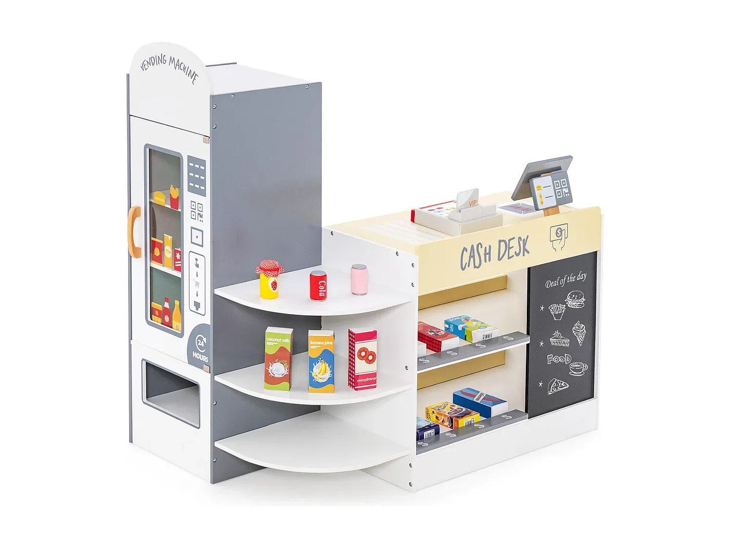 Kinder Kaufladen Spielset mit Zubehör-COZYELUNO