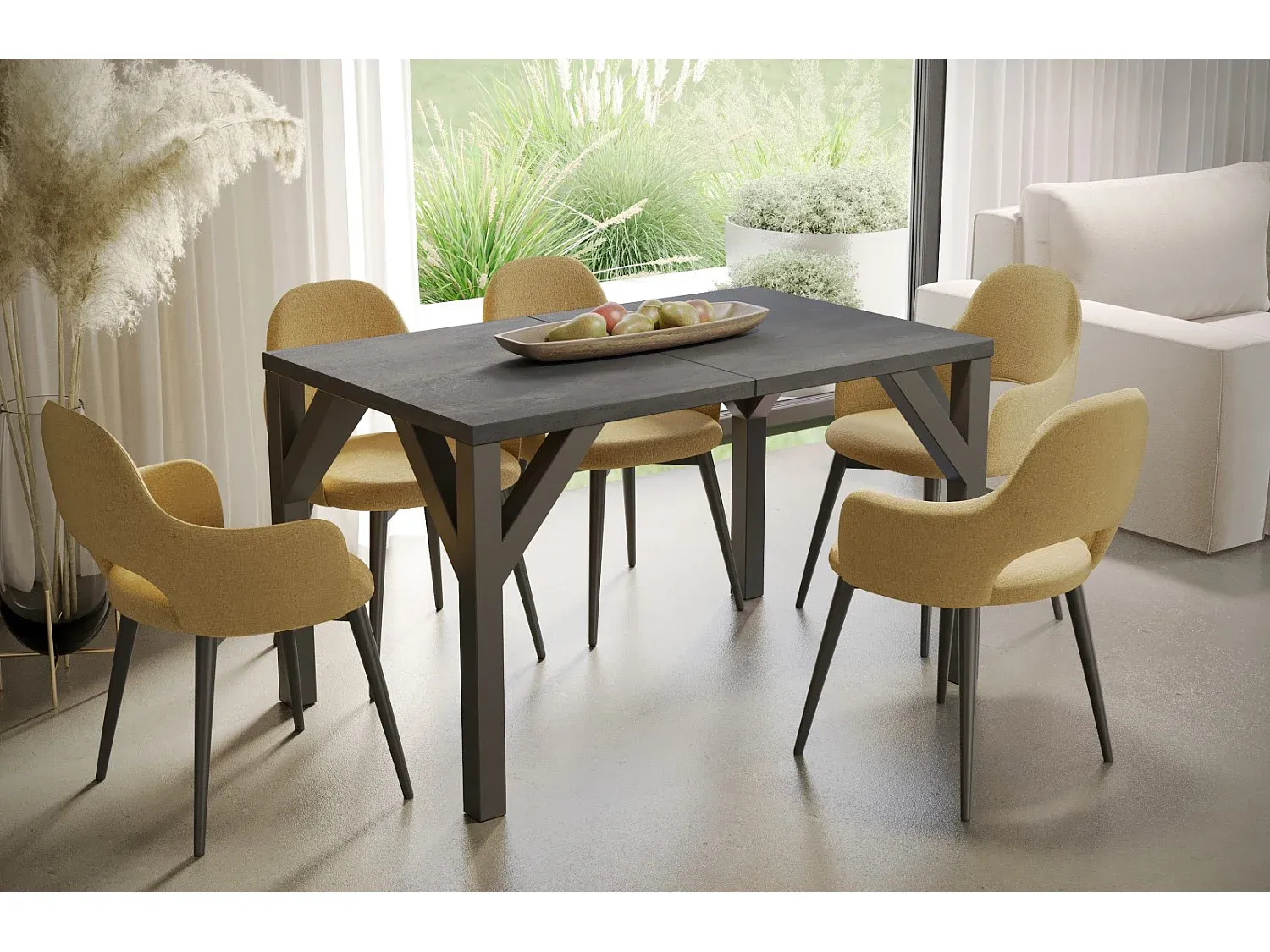Esszimmer und Küche,Esszimmermöbel,Ausziehbarer Tisch-COZYELUNO
