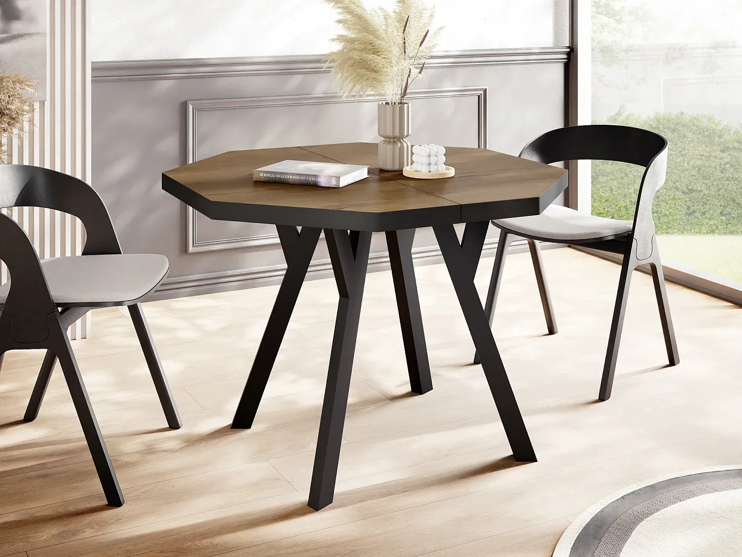 Esszimmer und Küche,Esszimmermöbel,Ausziehbarer Tisch-COZYELUNO
