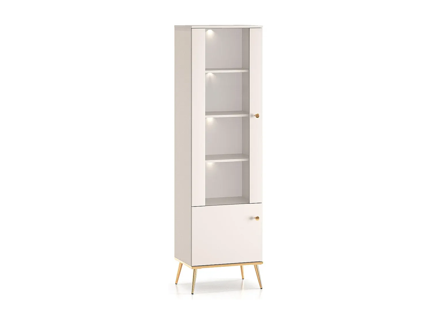Wohnzimmer und Flur,Wohnzimmermöbel,Vitrinenschrank-COZYELUNO