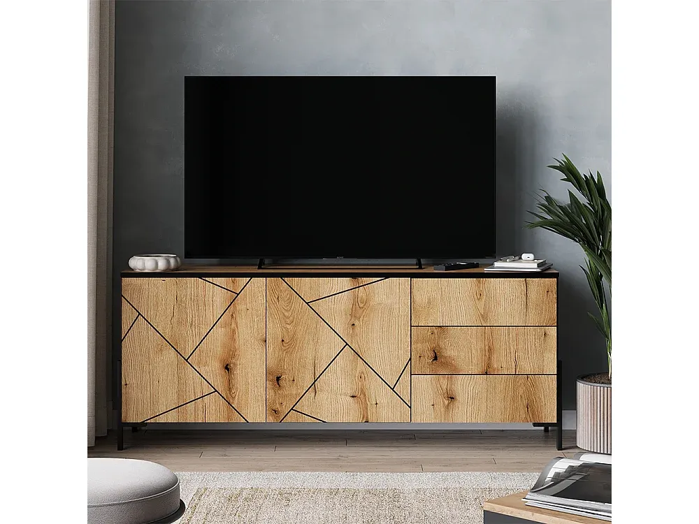 Wohnzimmer und Flur,Wohnzimmermöbel,TV-Board-COZYELUNO