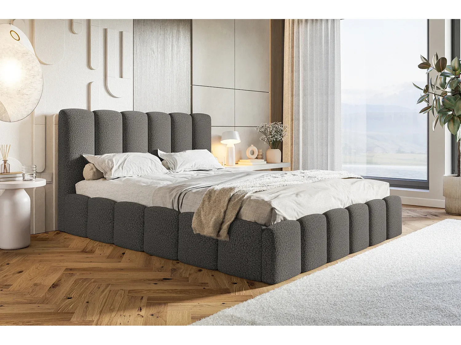 Schlafzimmer,Bereich Bett,Bett mit Bettkasten-COZYELUNO