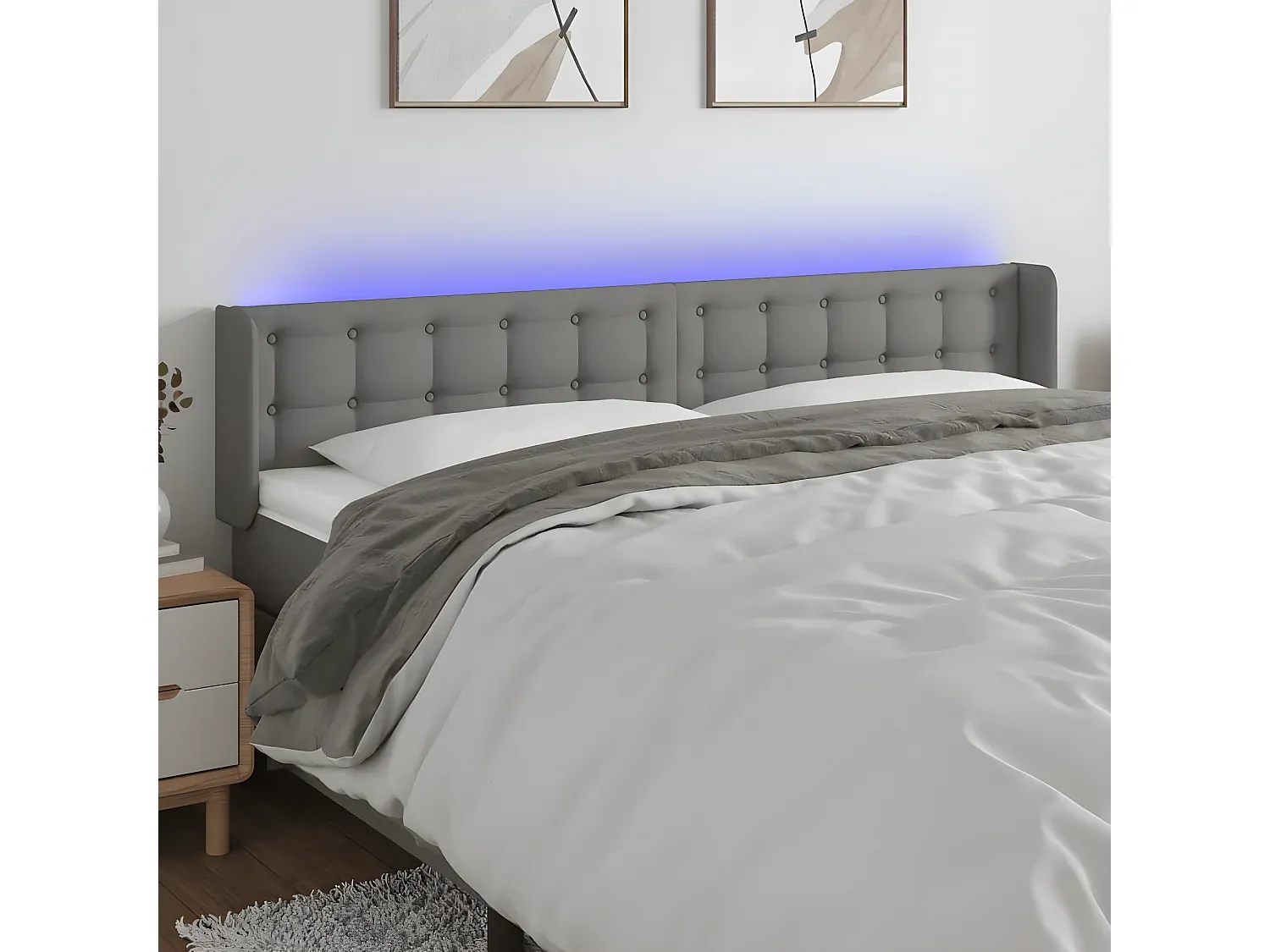 Schlafzimmer,Bettkopfteil und Bettüberbau,Bettkopfteil-Homalira