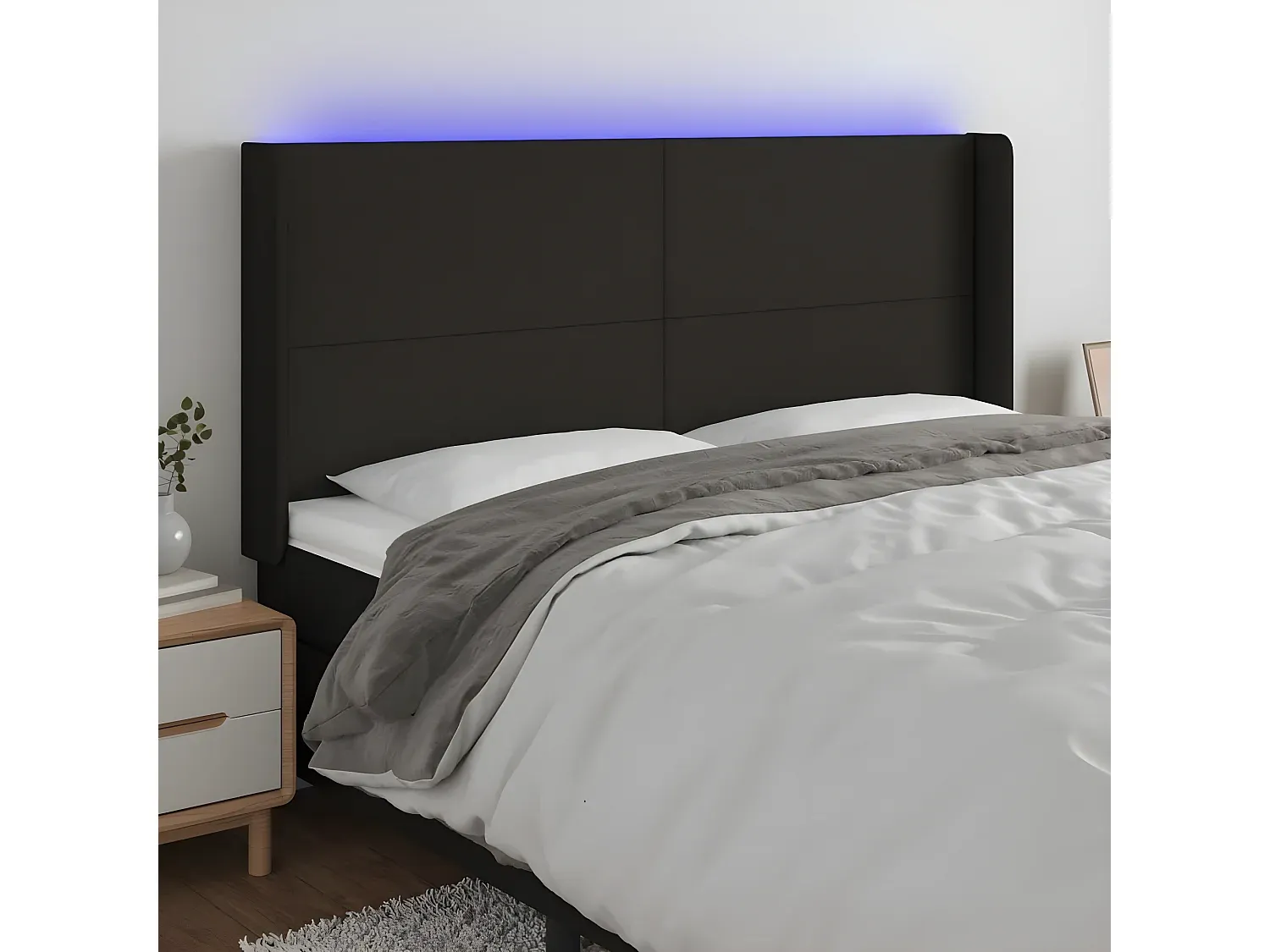 Schlafzimmer,Bettkopfteil und Bettüberbau,Bettkopfteil-Homalira