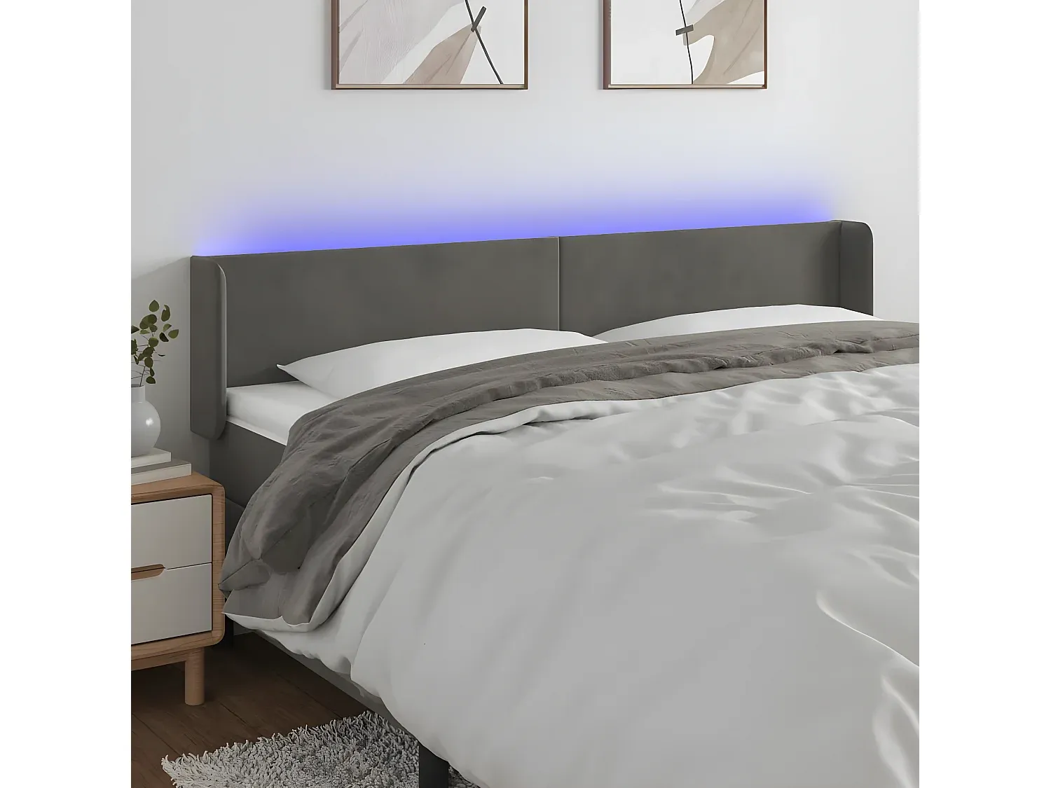 Schlafzimmer,Bettkopfteil und Bettüberbau,Bettkopfteil-Homalira