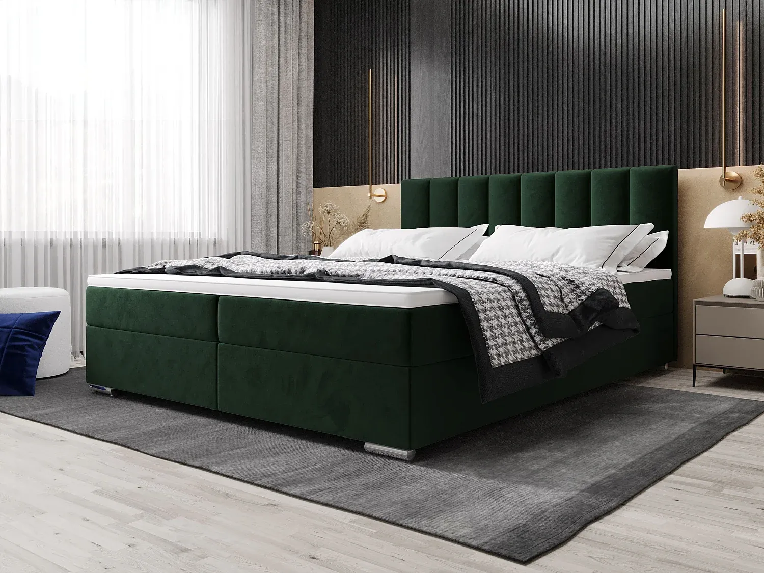 Schlafzimmer,Bereich Bett,Boxspringbett-Homalira