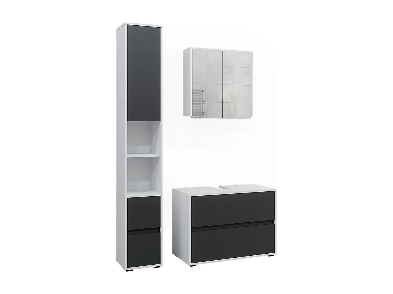 Badezimmer,Bereich Badezimmermöbel,Badezimmer-Set-Livalexo