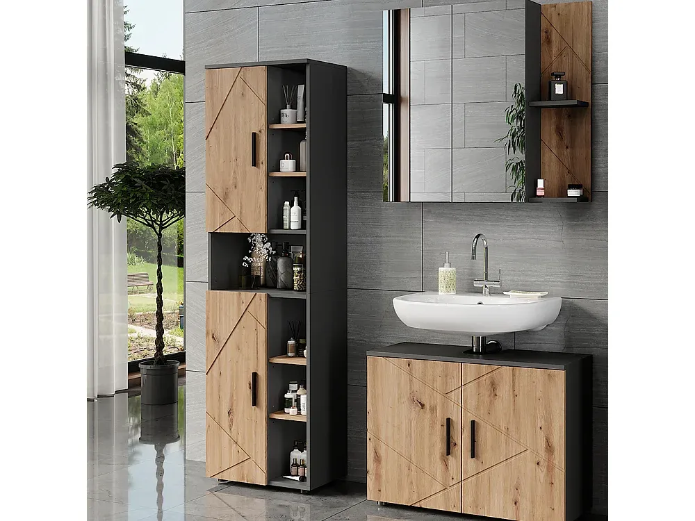 Badezimmer,Bereich Badezimmermöbel,Badschrank-Livalexo
