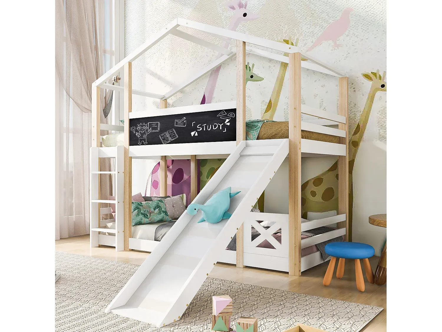 Schlafzimmer,Bereich Bett,Etagenbett-Livalexo