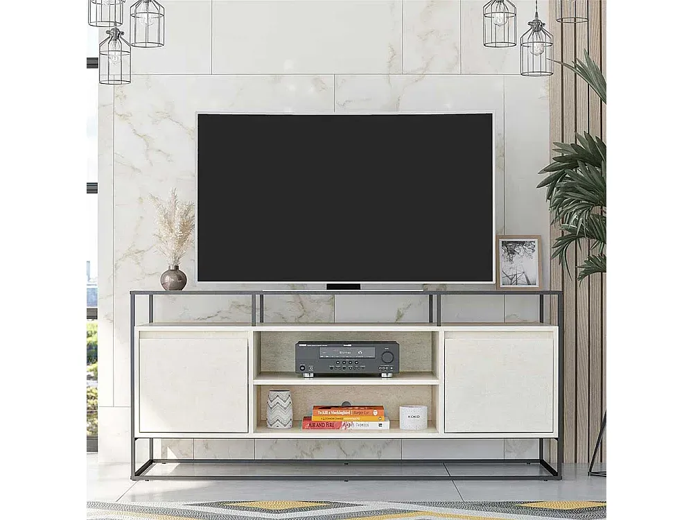 Wohnzimmer und Flur,Wohnzimmermöbel,TV-Board-Livalexo