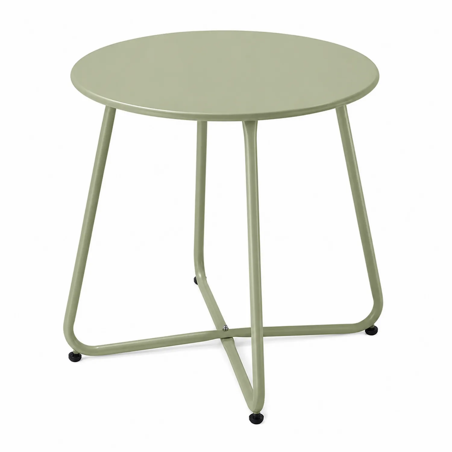 Okrągły stół metalowy 70cm Zielony
