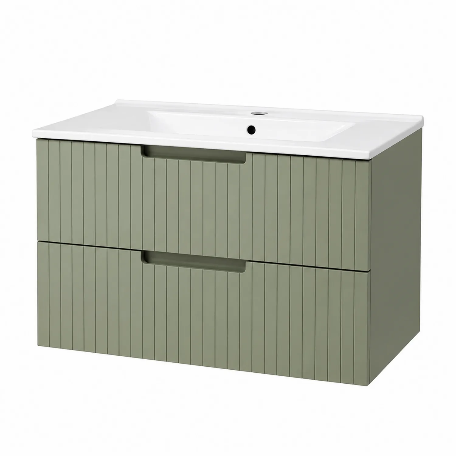 Wisząca szafka pod umywalkę z MDF z blatem ceramicznym