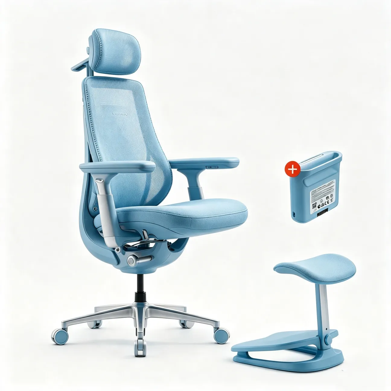 [Office Liquidation] ErgoSpine™ Pro-X Dynamic Ergonomic Chair with Active Lumbar (+ FREE Balancing Stool)