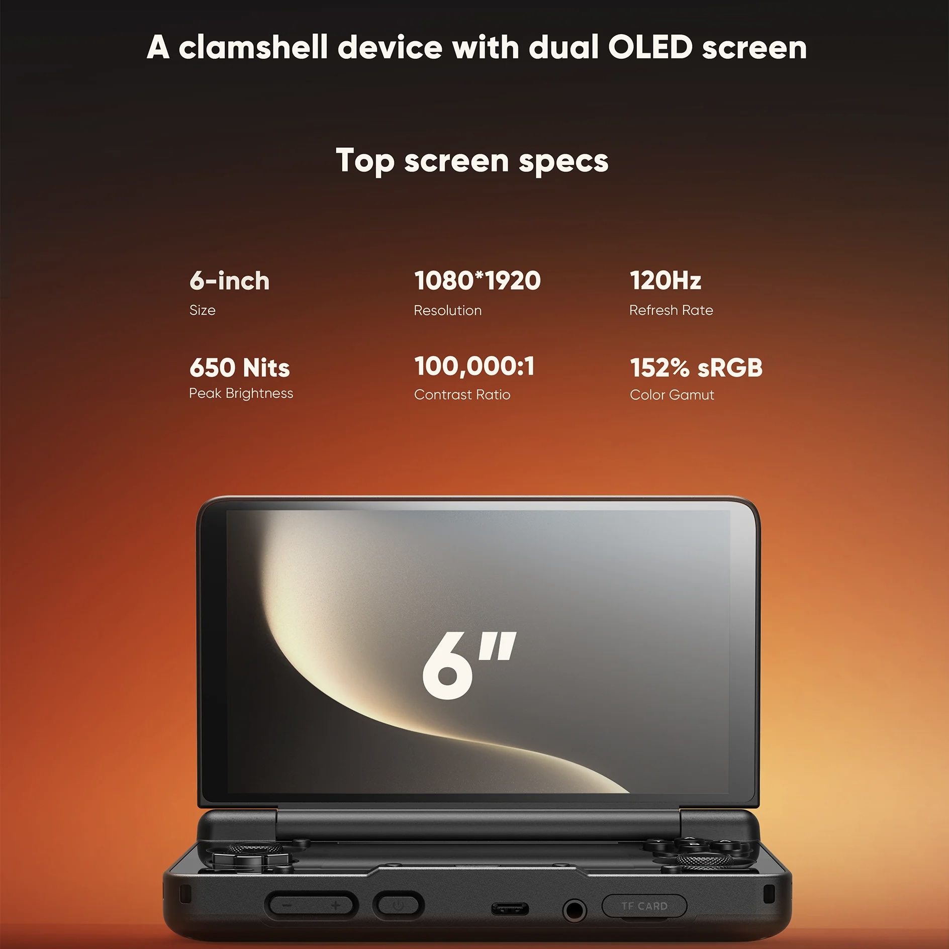 Dual-Screen Android Gaming Handheld