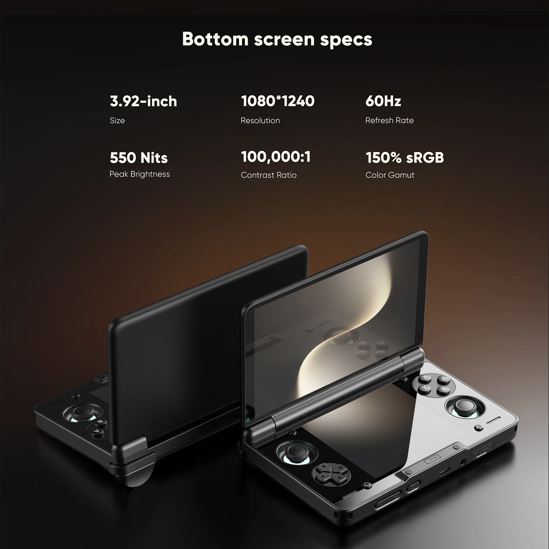 Dual-Screen Android Gaming Handheld